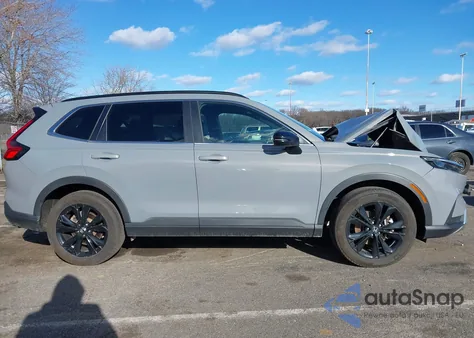 2025 Honda Cr-V Hybrid Sport Touring из США, поврежденный, VIN 7FARS6H90SE020426